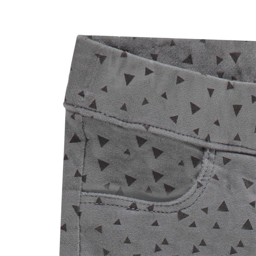 Junior - Jegging imprimé en velours 