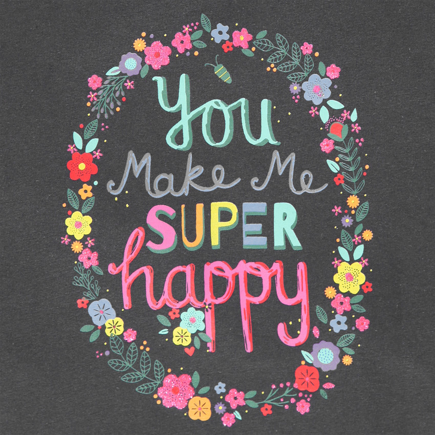 Tee-shirt manches courtes printé 