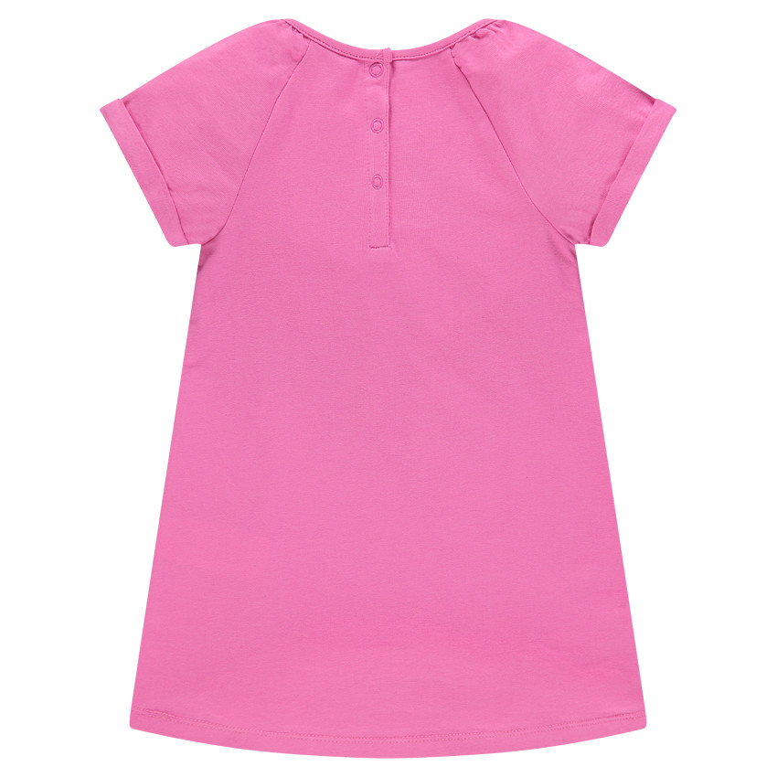 Tunique manches courtes print girafes et fleurs 