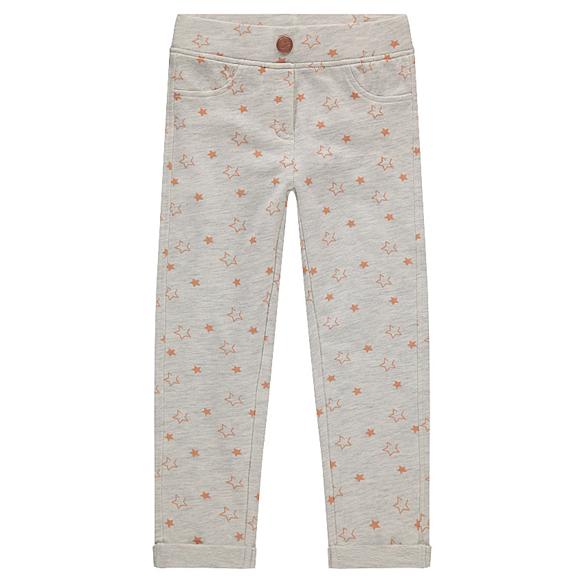 Jegging en molleton imprimé all-over 