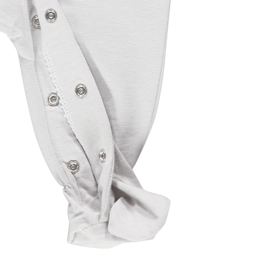 Dors-bien en jersey avec inscription argentée printée 