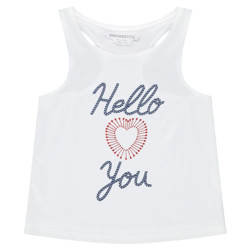 Débardeur en jersey avec print fantaisie 