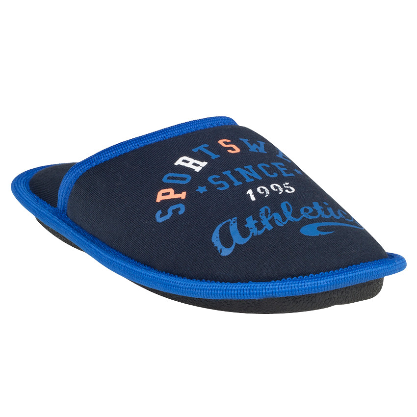 Chaussons bas unis avec inscriptions printées 