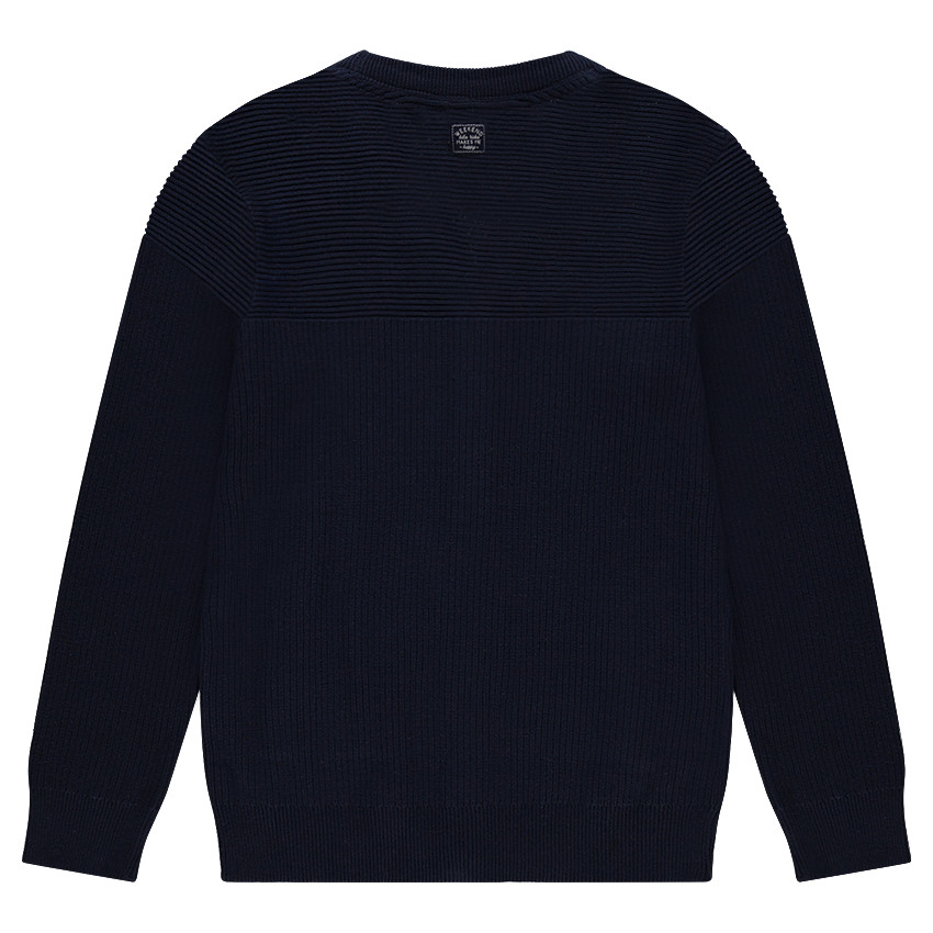 Junior - Gilet en tricot fantaisie avec poches 