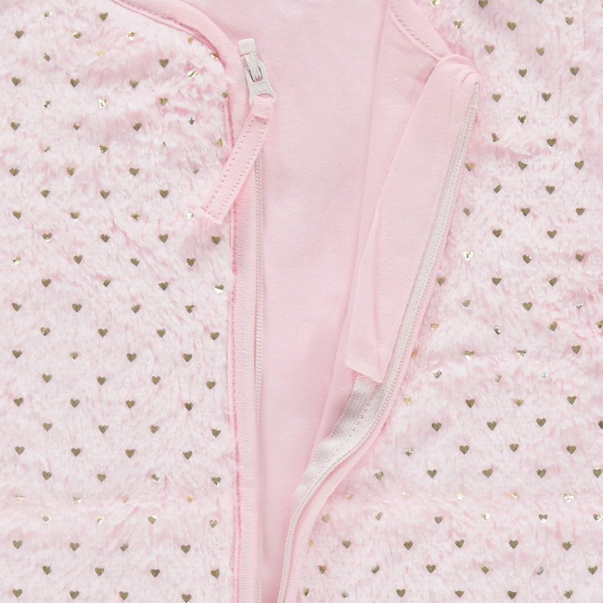 Turbulette en sherpa imprimée doublée jersey 