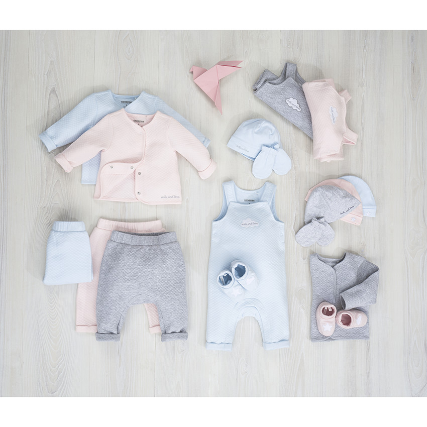 Chaussons en jersey à motifs brodés 