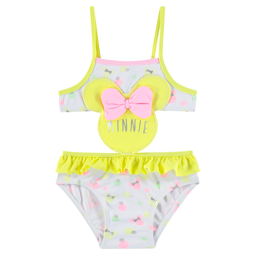 Maillot de bain 1 pièce avec empiècement Minnie Disney 