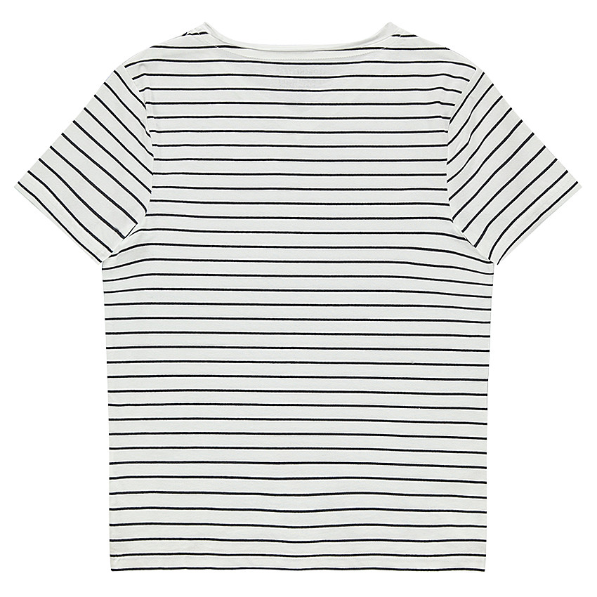 Junior - Tee-shirt manches courtes en jersey rayé avec paysage en sublimation 