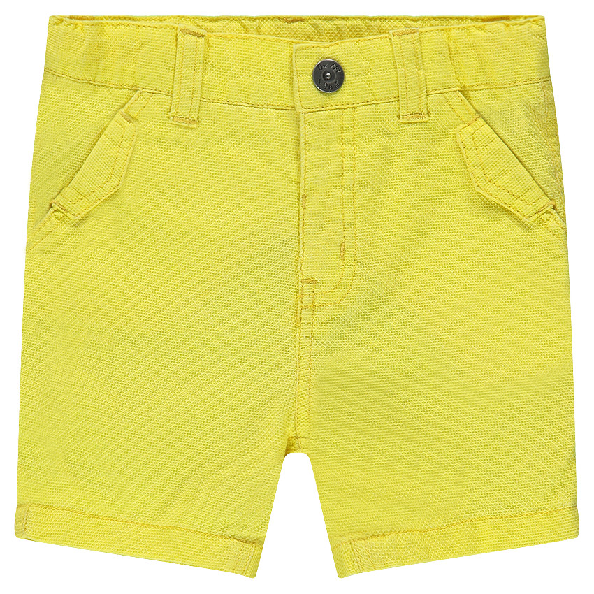 Bermuda en coton nid d'abeille surteint 