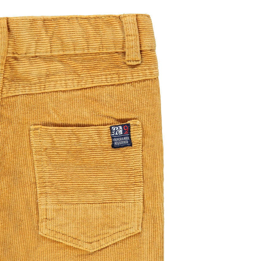 Pantalon en velours 1000 raies uni 