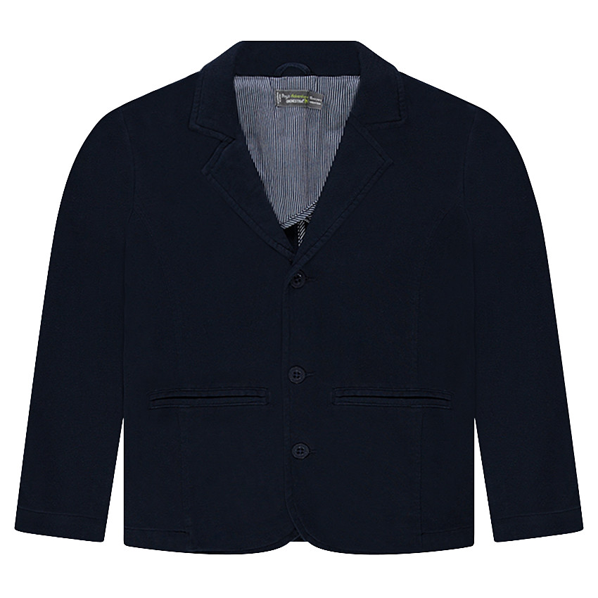 Junior - Blazer en jersey lourd avec doublure rayée 