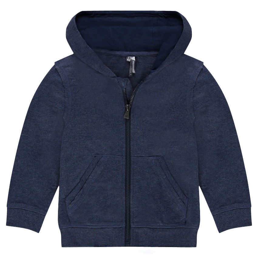 Junior - Gilet à capuche en molleton léger zippé 