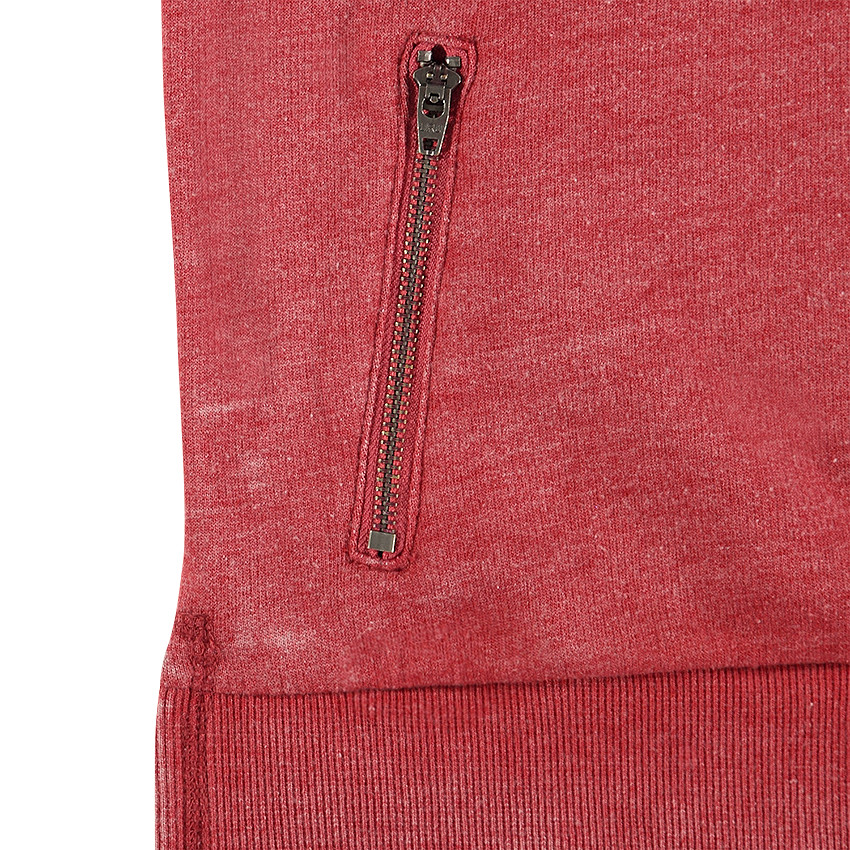 Junior - Sweat en molleton surteint avec zips et textes printés 