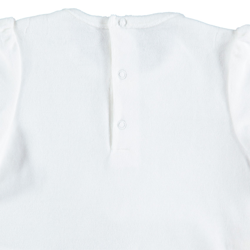 Pyjama en velours à papillon et volant en tulle 