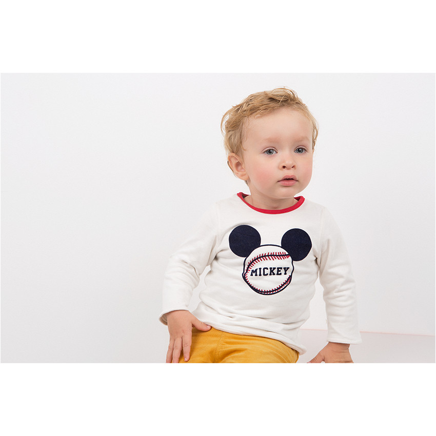 Ensemble tee-shirt manches longues réversible Mickey et pantalon en velours 