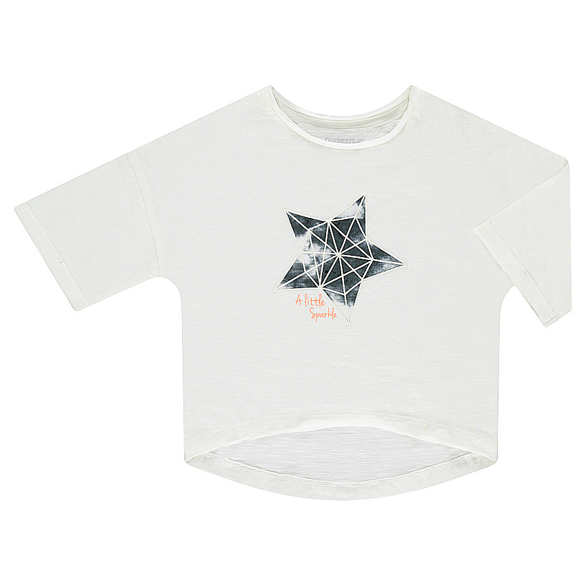 Tee-shirt manches courtes en jersey avec étoile printée 