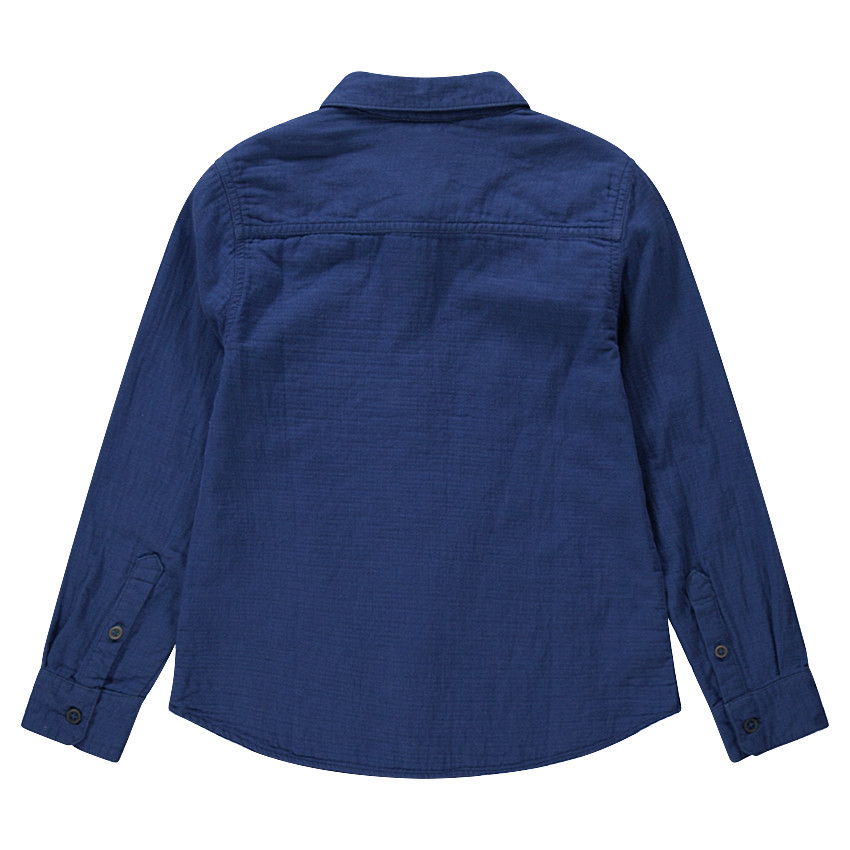 Chemise en coton fantaisie à poches boutonnées 