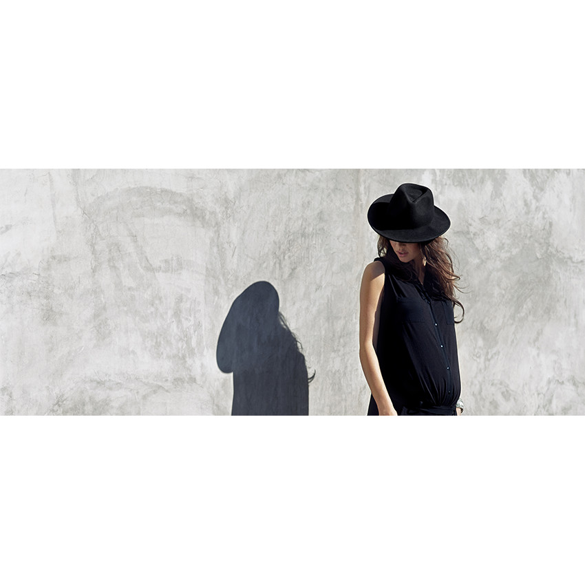 Combinaison longue de grossesse à poches et ceinture 