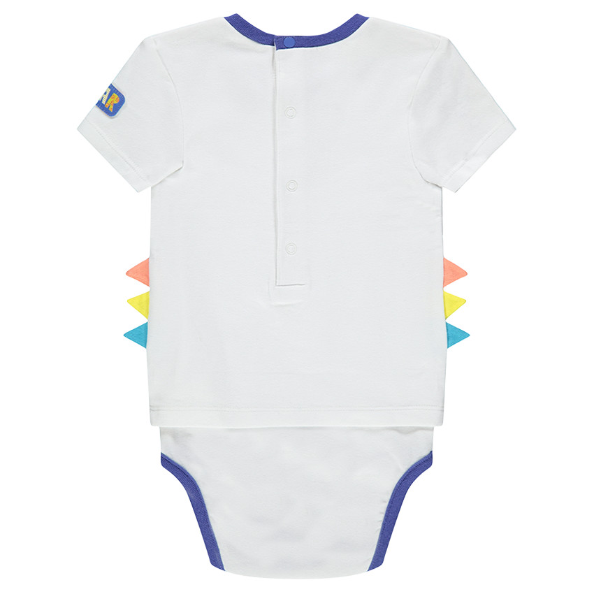 Body manches courtes avec prints Smiley 