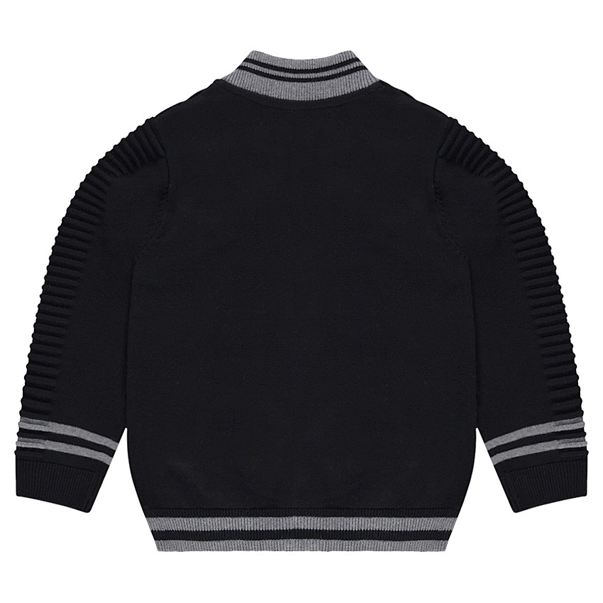 Gilet en tricot fantaisie zippé 