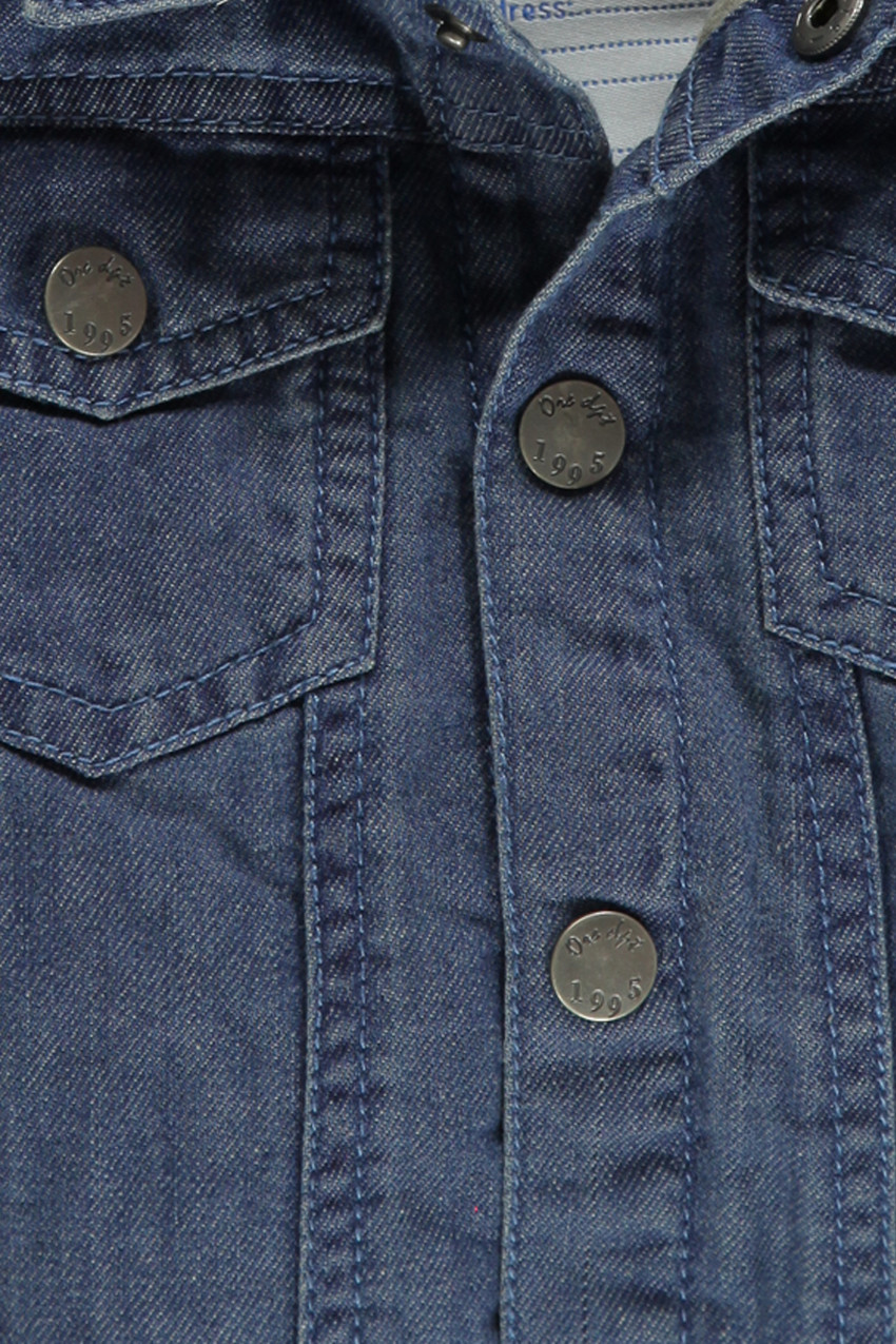 Veste en jeans avec poches 