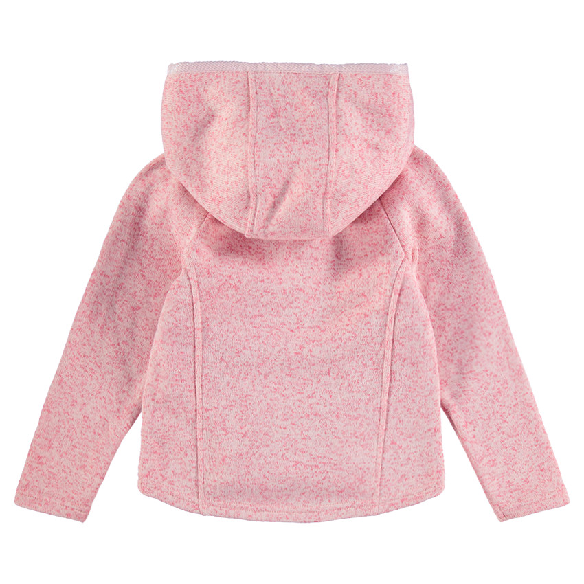 Gilet en tricot chiné avec poches zippées 