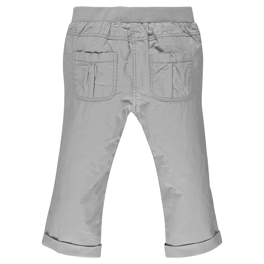 Pantacourt uni en popeline de coton  