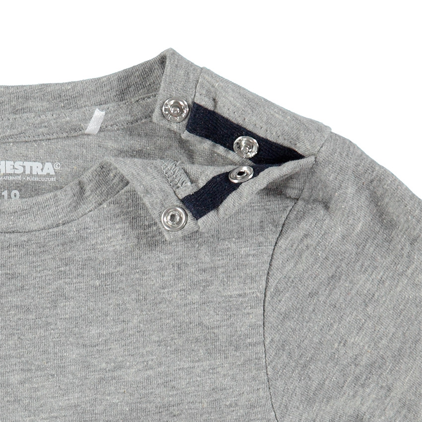 Tee-shirt manches courtes en jersey avec monstres colorés 