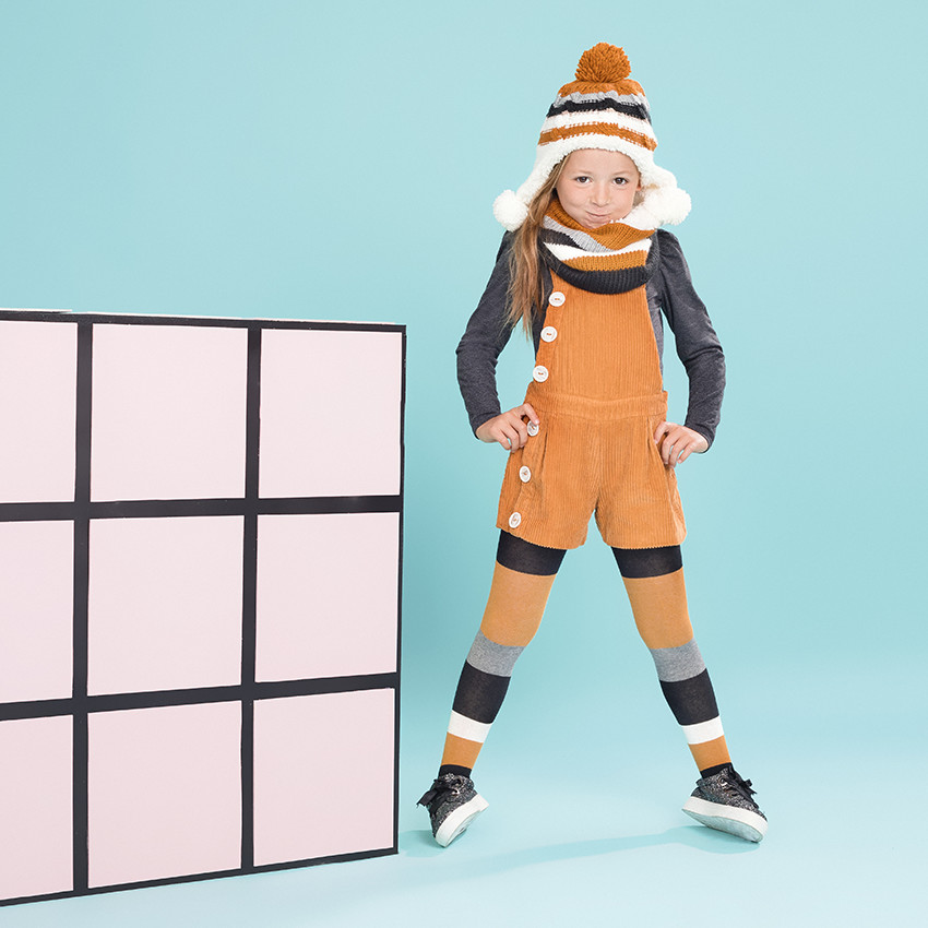 T-shirt manches longues à message printé et touche de doré 