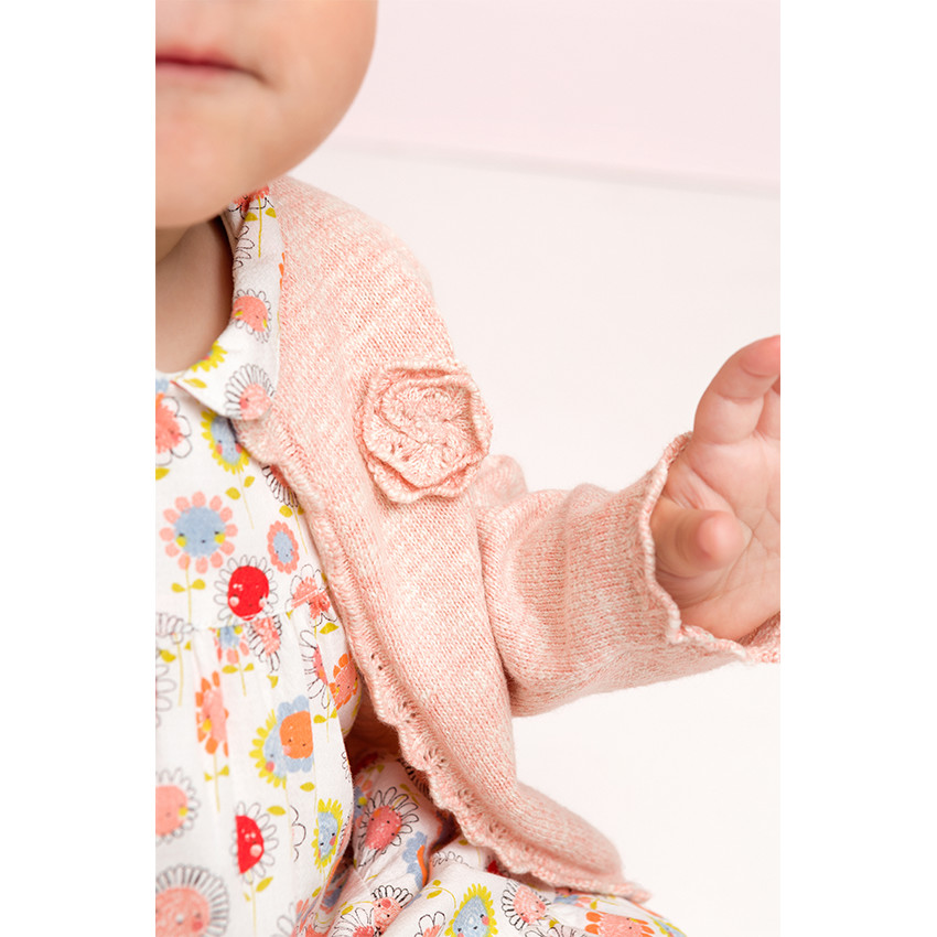 Robe à volants imprimée fleurs 