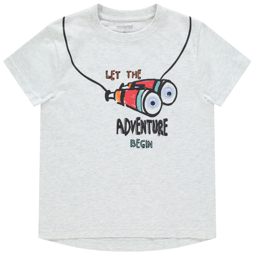 T-shirt manches courtes print jumelles ludiques 