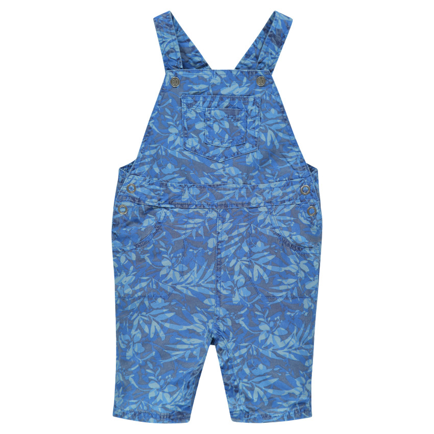 Salopette short avec imprimé végétal all-over 