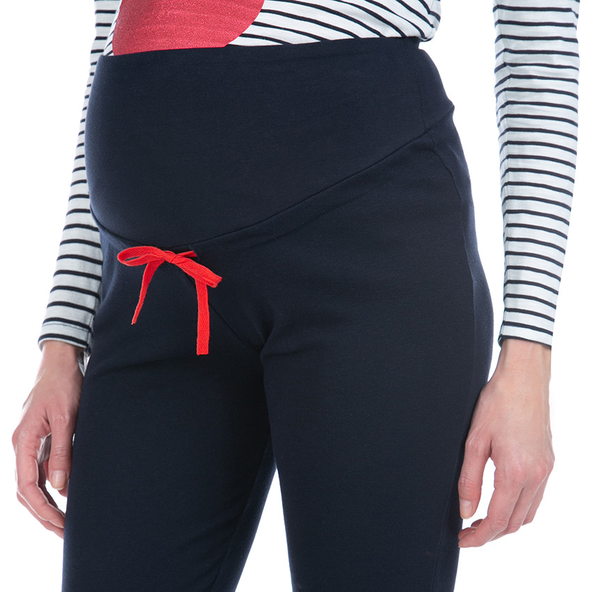Pantalon homewear uni avec bandeau haut 