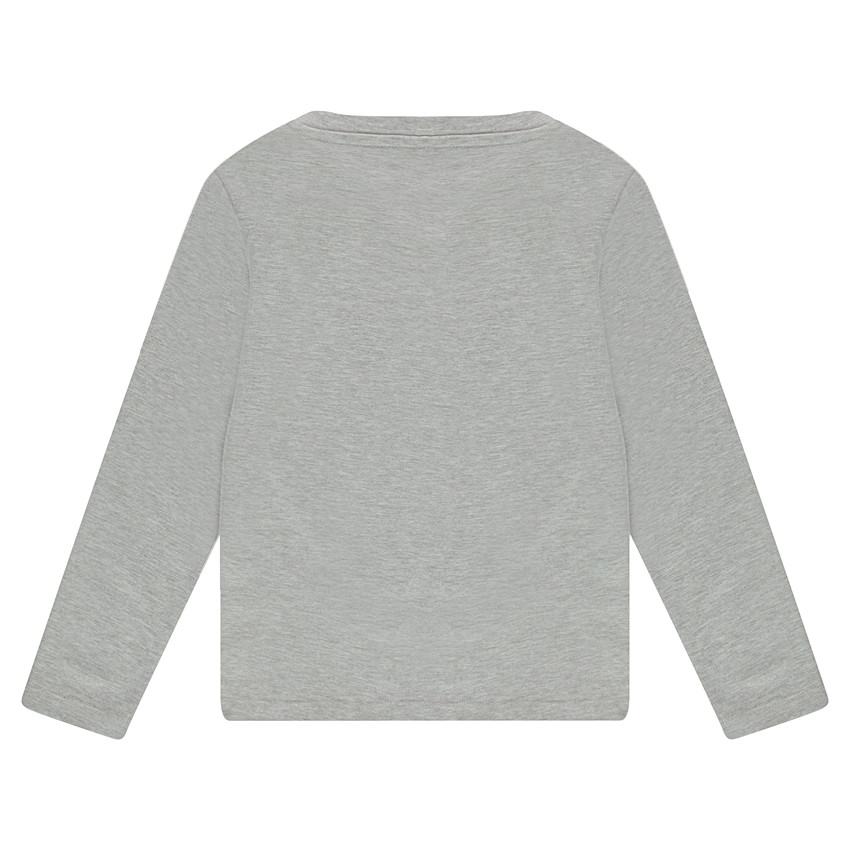 Junior - Tee-shirt manches longues en jersey avec print fantaisie sur le devant 