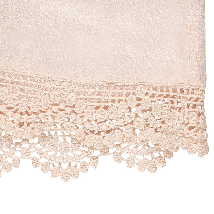 Top sans manches en viscose avec flamant rose 