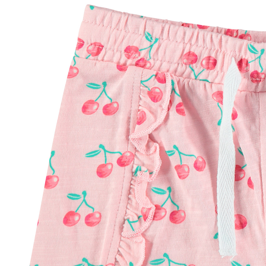 Short en coton à imprimé fantaisie all-over 