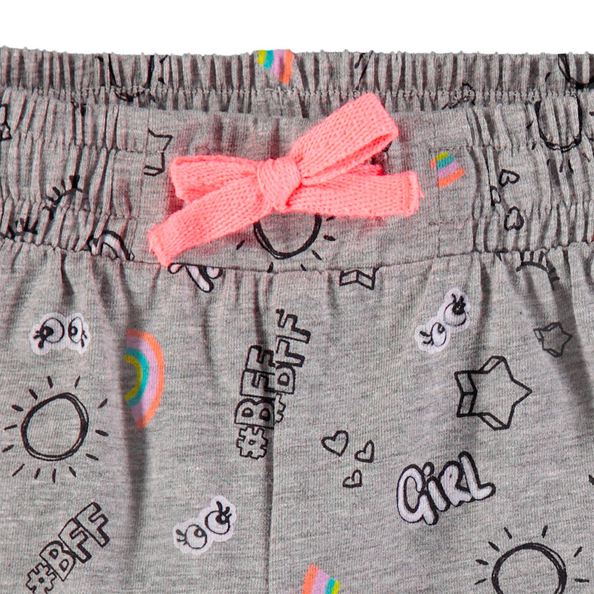 Short en jersey avec imprimé fantaisie all-over 