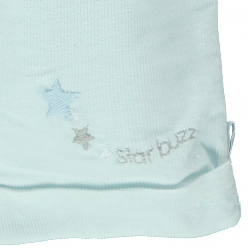 Pantalon en velours milleraies avec broderie  