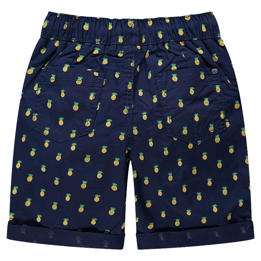 Short en coton avec imprimé ananas all-over 