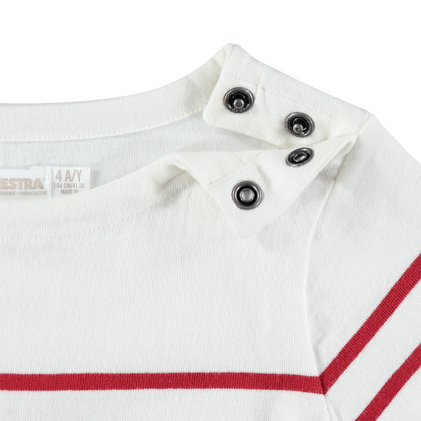 Marinière en jersey avec rayures contrastées  