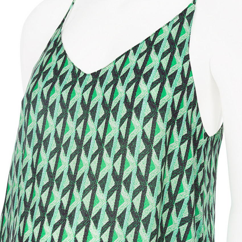 Top de grossesse à fines bretelles et imprimé graphique 