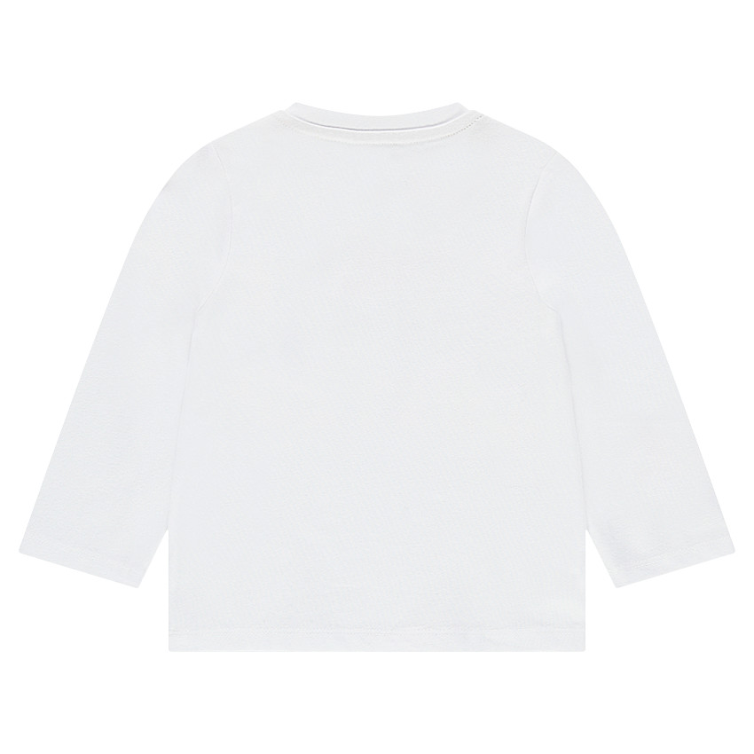 Tee-shirt manches longues en jersey avec motif fantaisie printé 