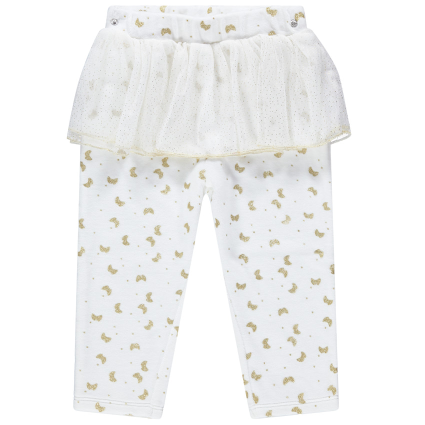 Pyjama en velours à papillon et volant en tulle 