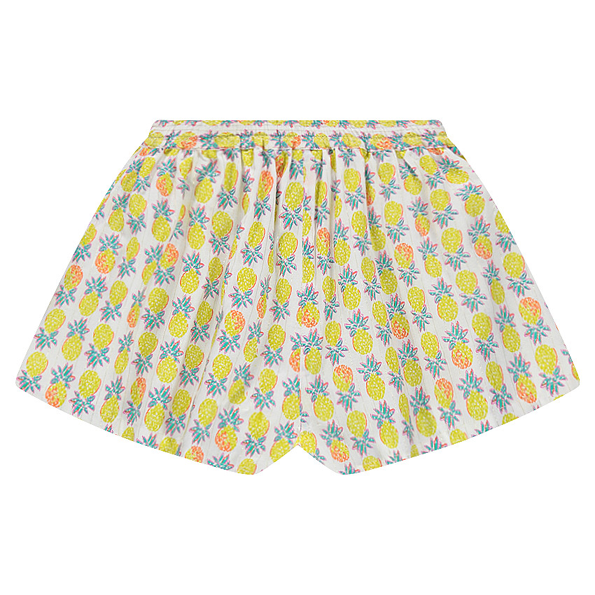 Short imprimé ananas 