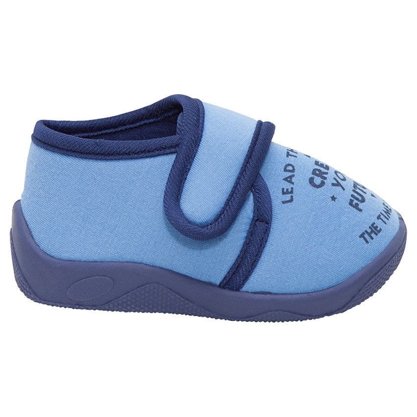 Chaussons bottillons en jersey uni à scratch 