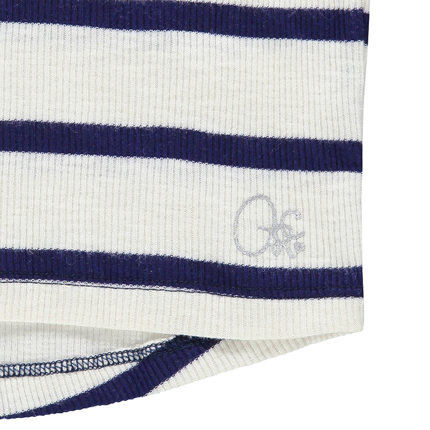 Junior - Tee-shirt court manches courtes côtelé 