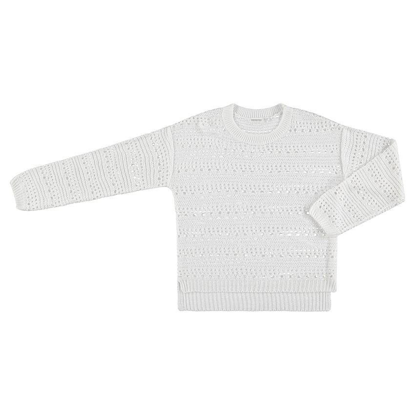 Junior - Pull en maille ajourée  
