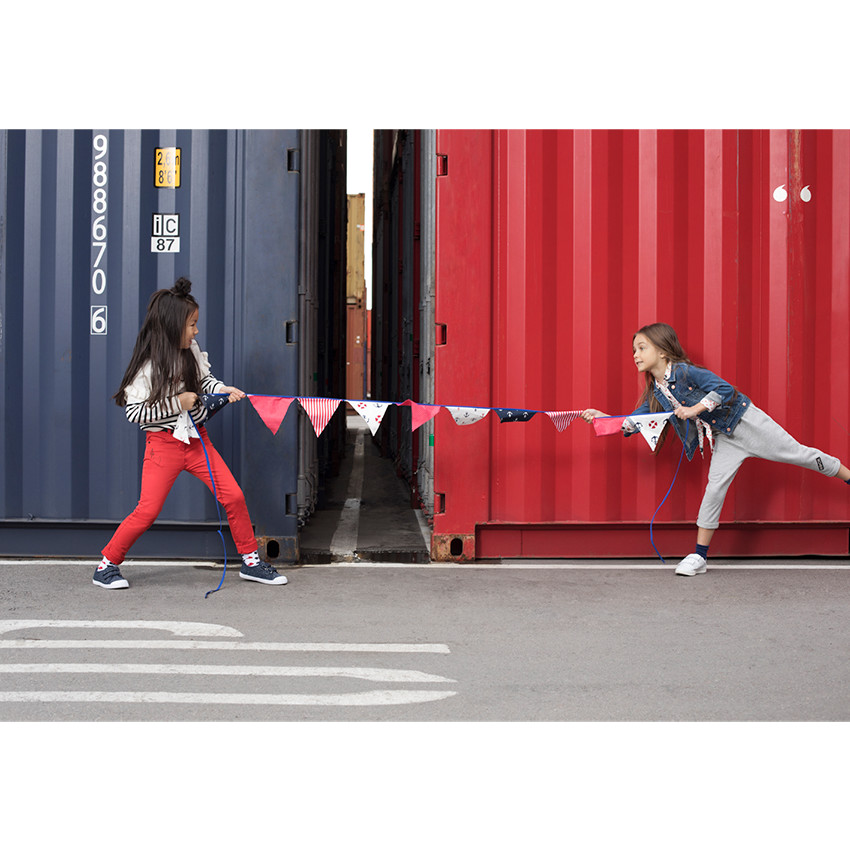 Pantalon de jogging en molleton fantaisie avec coeur en sequins et print 