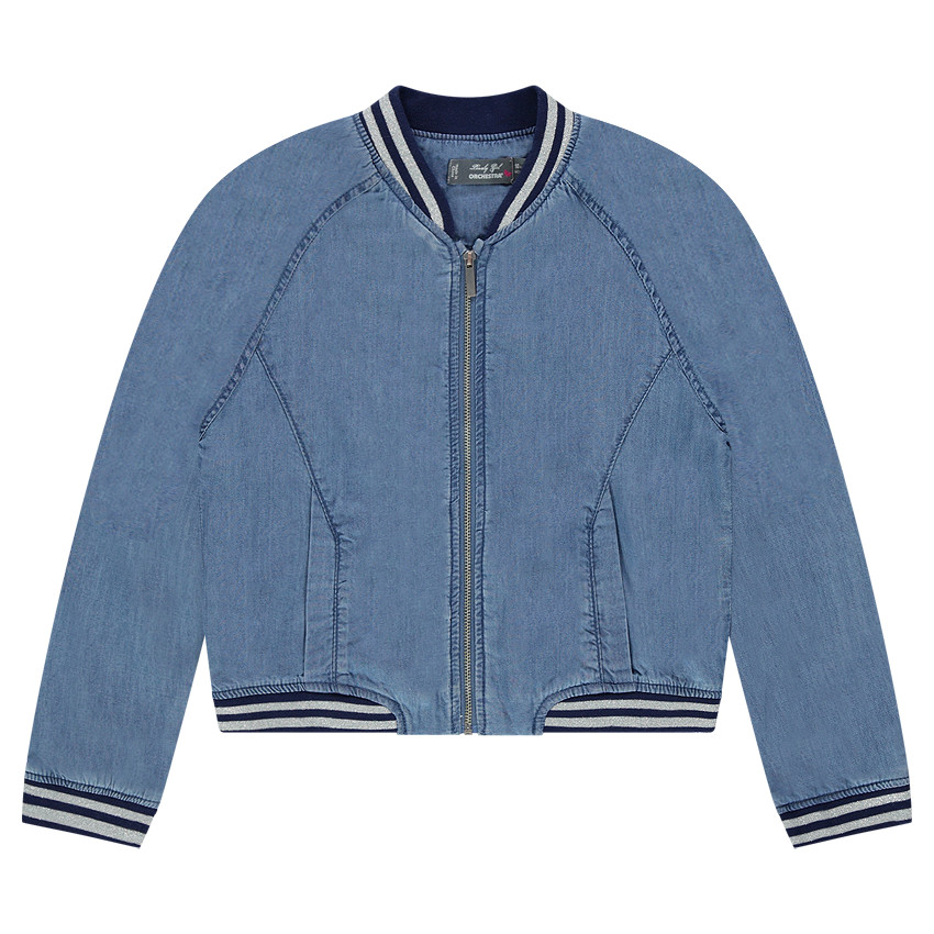 Junior - Veste style bombers en Tencel 