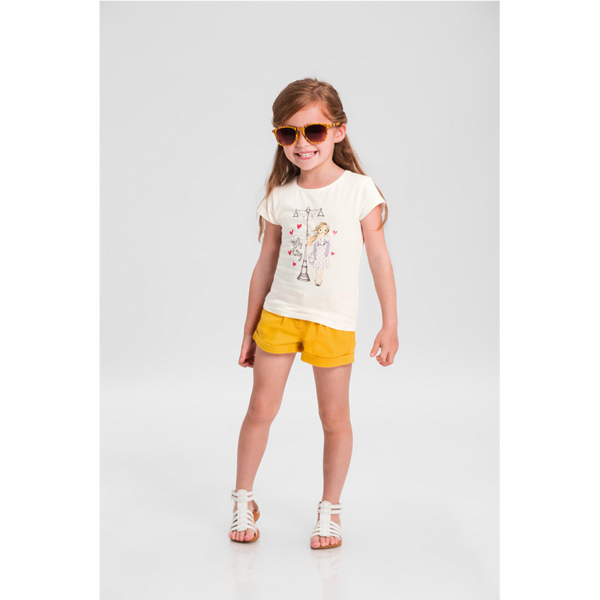 Tee-shirt manches courtes printé 